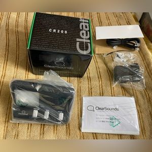 CR 200 Clear Ring Amplified Telephone Ring Signaler NIB